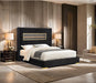 Danvers Bed Beige, Black, & Grey - Visions in Furniture (La Mirada, CA)