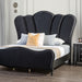 Melodi Parc Bed Black & Silver - Visions in Furniture (La Mirada, CA)
