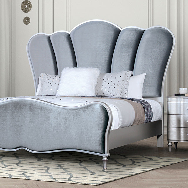 Melodi Parc Bed Black & Silver - Visions in Furniture (La Mirada, CA)