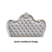 Ventresca Bed White & Chrome - Visions in Furniture (La Mirada, CA)