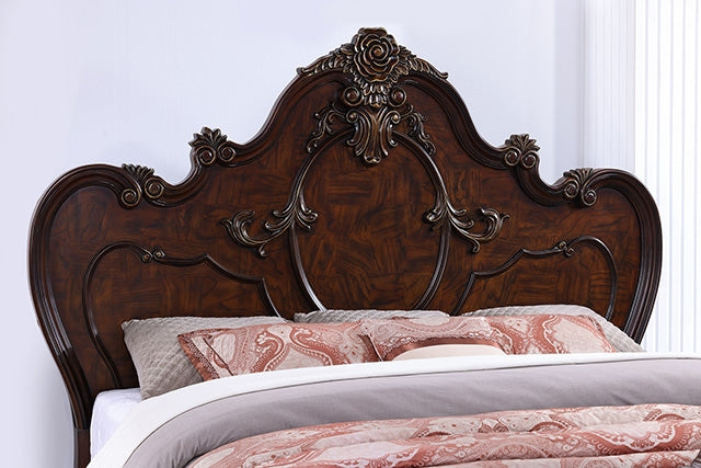 Roselli Bed Chrome & White - Visions in Furniture (La Mirada, CA)