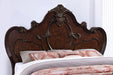 Roselli E.King & Queen Bed White & Chrome - Visions in Furniture (La Mirada, CA)