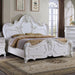 Roselli Bed Chrome & White - Visions in Furniture (La Mirada, CA)