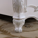 Roselli Bed Chrome & White - Visions in Furniture (La Mirada, CA)