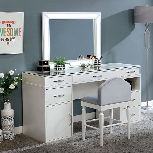 Vickie Vanity Set - Visions in Furniture (La Mirada, CA)
