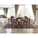 Marina 5 PC Dining Table Set Walnut - Visions in Furniture (La Mirada, CA)