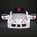Trackster Bed White, Red,, Black, & Blue - Visions in Furniture (La Mirada, CA)