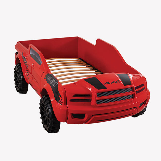 Roverton Bed Red & Grey - Visions in Furniture (La Mirada, CA)