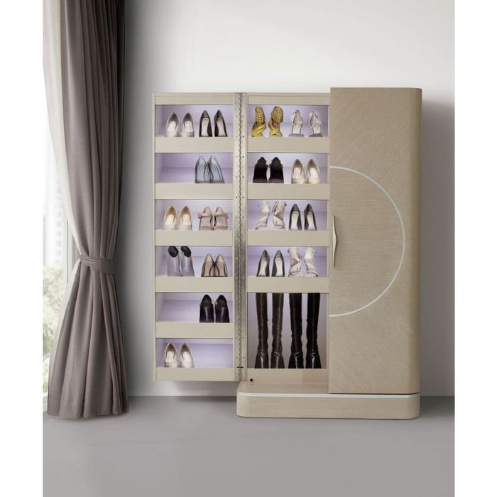 AICO Eclipse Footwear Cabinet in Moonlight - Visions in Furniture (La Mirada, CA)