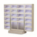 AICO Eclipse Footwear Cabinet in Moonlight - Visions in Furniture (La Mirada, CA)