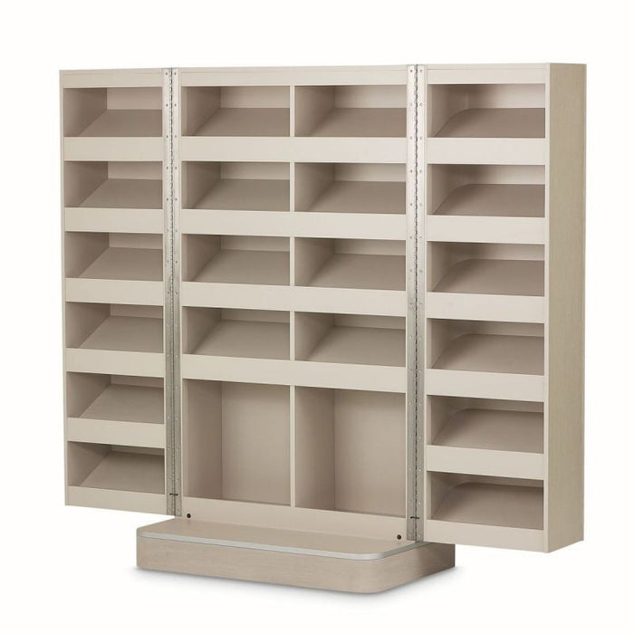 AICO Eclipse Footwear Cabinet in Moonlight - Visions in Furniture (La Mirada, CA)