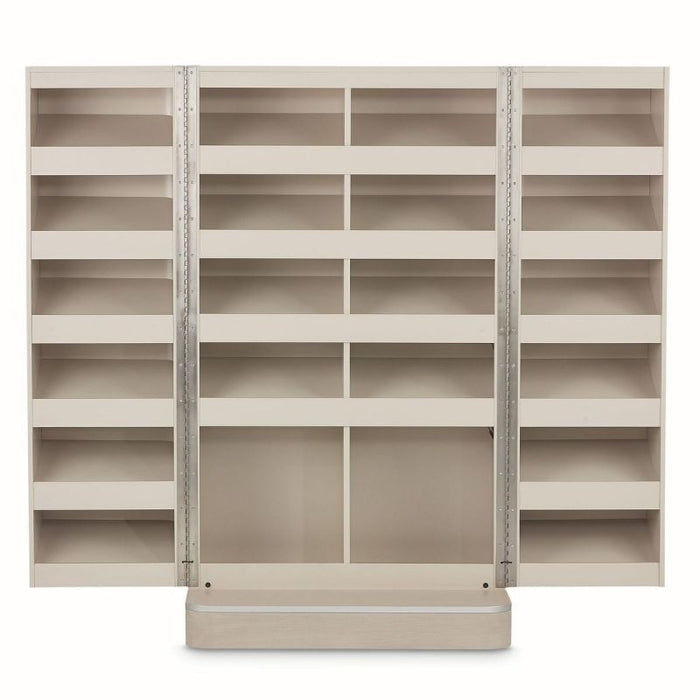 AICO Eclipse Footwear Cabinet in Moonlight - Visions in Furniture (La Mirada, CA)