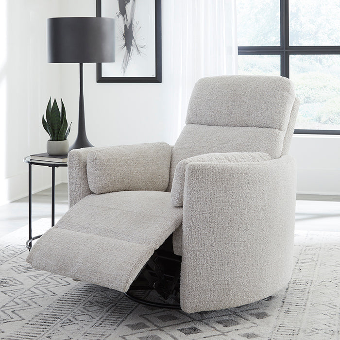 Parker Living Radius - Angora Linen Manual Swivel Recliner