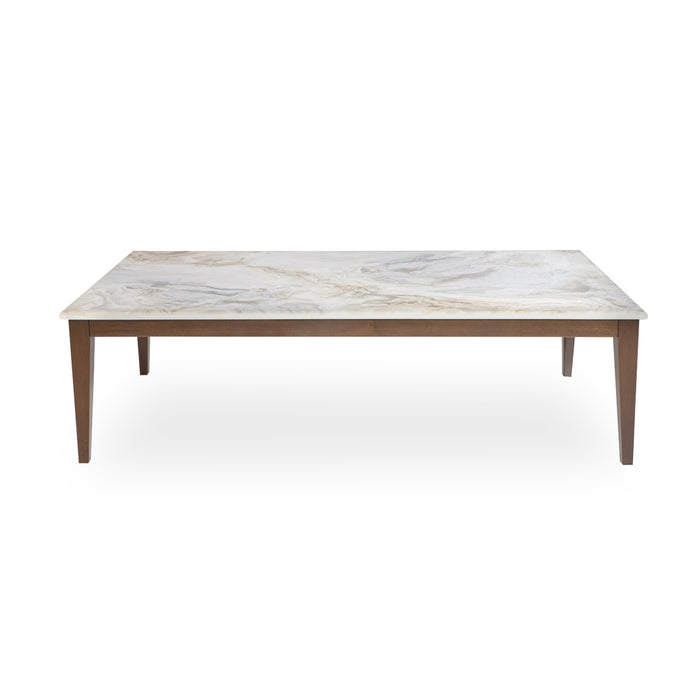 AICO Balboa Rectangular Cocktail Table in Warm Walnut - Visions in Furniture (La Mirada, CA)