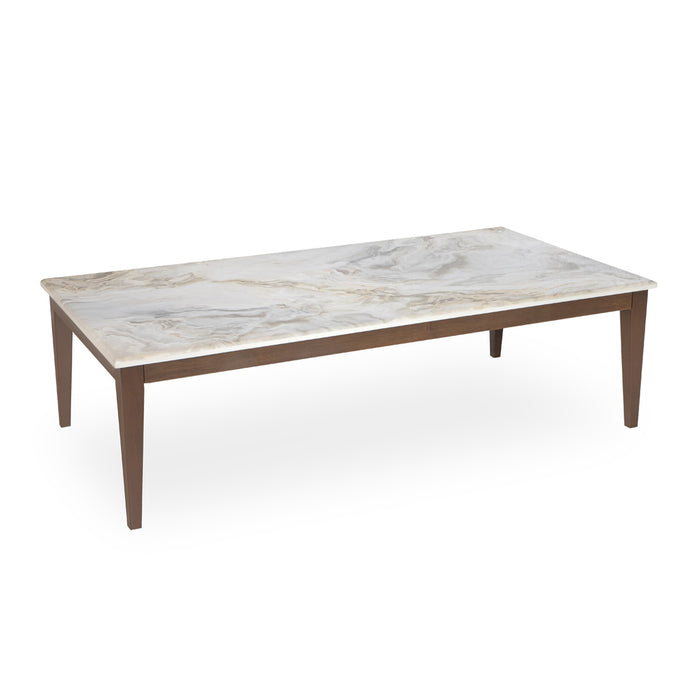 AICO Balboa Rectangular Cocktail Table in Warm Walnut - Visions in Furniture (La Mirada, CA)