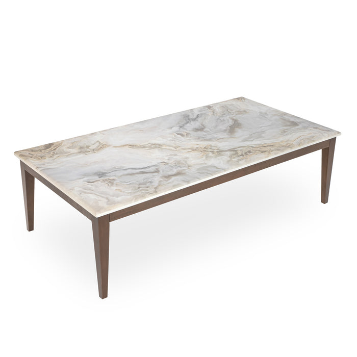 AICO Balboa Rectangular Cocktail Table in Warm Walnut - Visions in Furniture (La Mirada, CA)