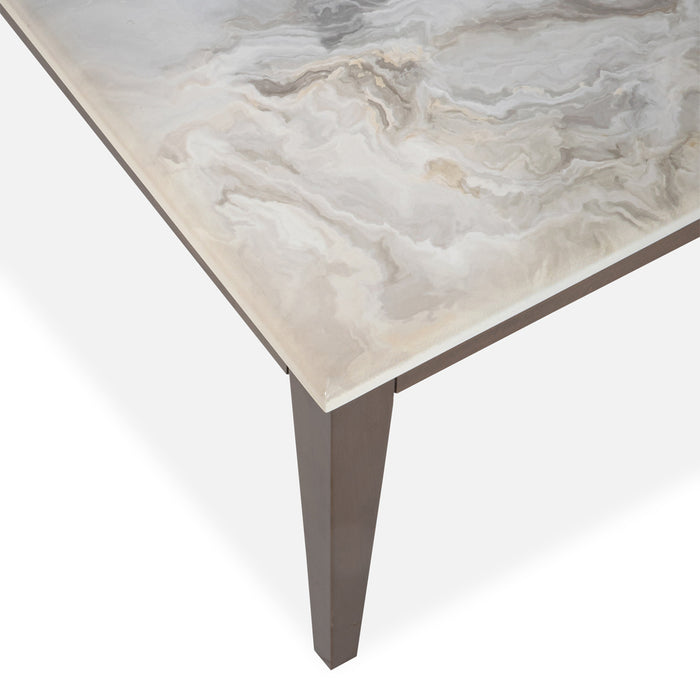 AICO Balboa Rectangular Cocktail Table in Warm Walnut - Visions in Furniture (La Mirada, CA)