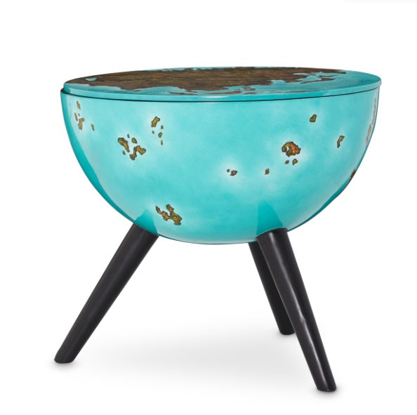 AICO Furniture Illusions Accent Map Table - Visions in Furniture (La Mirada, CA)