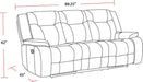 Parker Living Blake - Desert Taupe Reclining Sofa