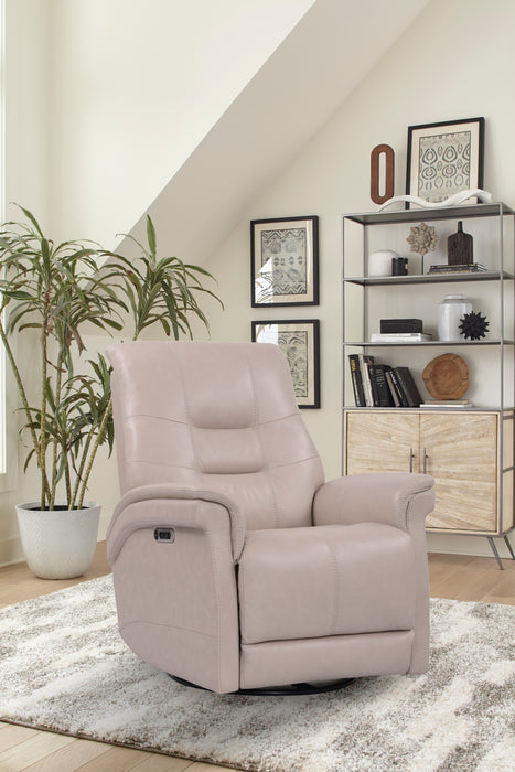 Parker Living Carnegie - Verona Linen - Powered By Freemotion Cordless Power Swivel Glider Recliner