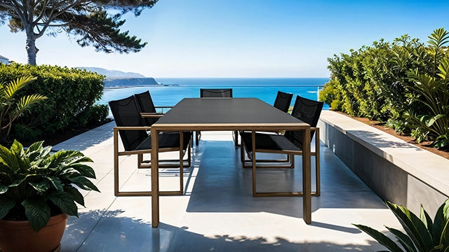 Oswego 8 Pc. Outdoor Dining Set - Visions in Furniture (La Mirada, CA)