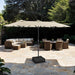 Musa Rectangular Market Umbrella - Visions in Furniture (La Mirada, CA)