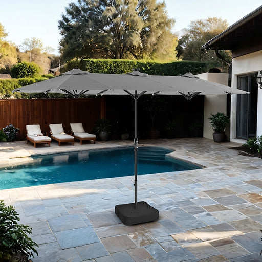 Musa Rectangular Market Umbrella - Visions in Furniture (La Mirada, CA)