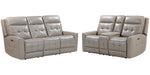 Parker Living Canterbury - Pewter Power Reclining Zero Gravity Sofa and Loveseat