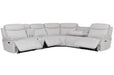 Parker Living Alpine - Airy Midnight 6 Piece Zero Gravity Power Reclining Sectional with Power Adjustable Headrests