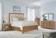 Parker House Escape - Bedroom King Panel Bed 2 Nightstands Dresser with Mirror and Chest