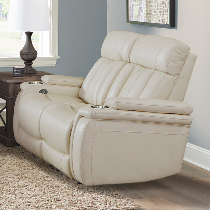 Parker Living Royce - Fantom Ivory Power Reclining Sofa Loveseat and Recliner