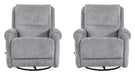 Parker Living Gentry - Shadowplay Manual Swivel Glider Recliner Two Pack