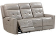 Parker Living Canterbury - Pewter Power Reclining Zero Gravity Sofa