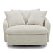 Parker Living Boomer Large Swivel Chair with 2 Toss Pillows Two Pack