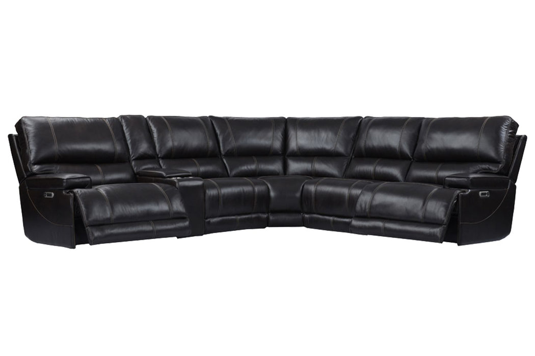 Parker Living Whitman - Powered By Freemotion 6 Piece Modular Power Reclining Sectional with Power Adjustable Headrests