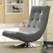 Trinidad Accent Chair Black & Grey - Visions in Furniture (La Mirada, CA)