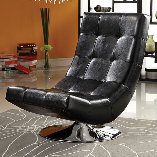 Trinidad Accent Chair Black & Grey - Visions in Furniture (La Mirada, CA)