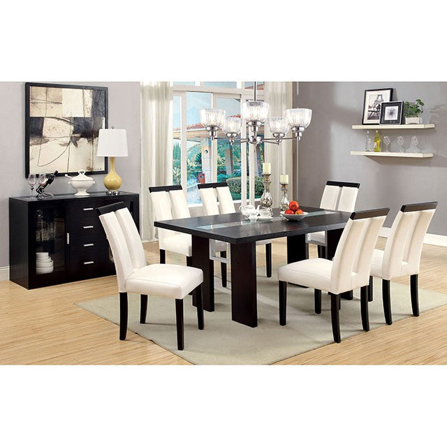 Luminar 7 Pc Dining Table Set - Visions in Furniture (La Mirada, CA)