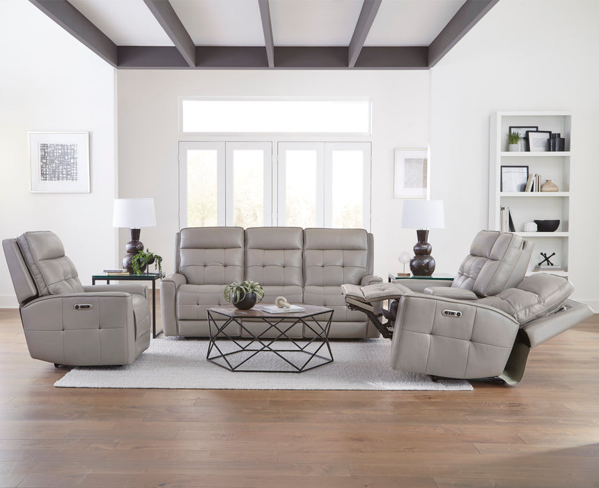 Parker Living Canterbury - Pewter Power Zero Gravity Recliner Two Pack