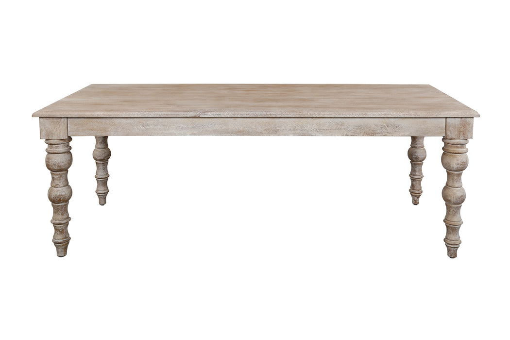 Parker House Crossings - Eden Dining 84 Inch Rectangular Dining Table With 4 Upholstered Chairs