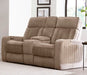 Parker Living Equinox - Mushroom Power Reclining Console Loveseat