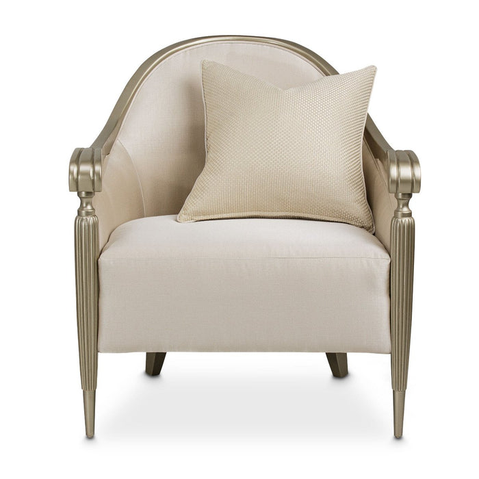 AICO London Place Accent Chair in Champagne - Visions in Furniture (La Mirada, CA)