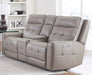 Parker Living Canterbury - Pewter Power Reclining Zero Gravity Sofa and Loveseat
