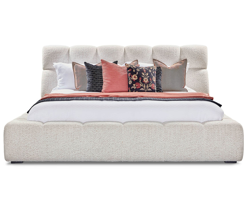 Parker Living Sleep Escape - Fluffy River Rock Queen Upholstered Bed