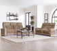 Parker Living Equinox - Mushroom Power Reclining Sofa and Loveseat