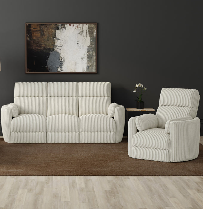 Parker Living Radius - Mega Ivory Power Reclining Sofa and Recliner