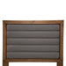 AICO Brooklyn Walk King Channel Tufted Panel Bed in Burnt Umber - Visions in Furniture (La Mirada, CA)