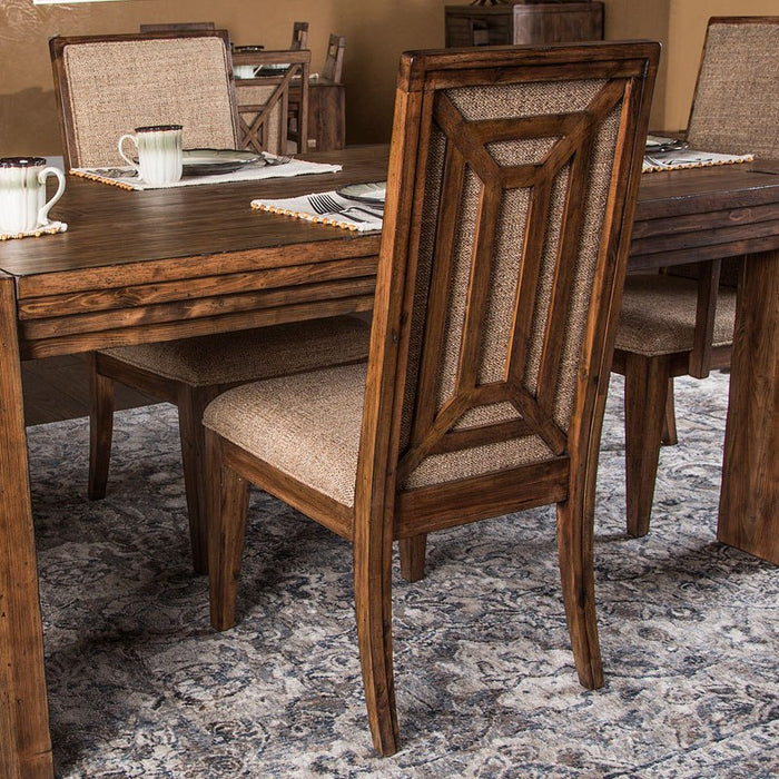 Aico Carrollton Side Chair (Set of 2) in Rustic Ranch - Visions in Furniture (La Mirada, CA)