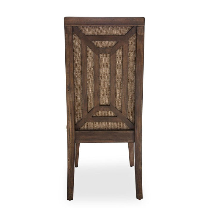 Aico Carrollton Side Chair (Set of 2) in Rustic Ranch - Visions in Furniture (La Mirada, CA)