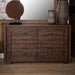 Aico Carrollton Dresser in Rustic Ranch - Visions in Furniture (La Mirada, CA)